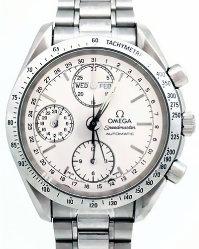 Omega Speedmaster Day-Date 40MM Silver Dial Steel Bracelet (3221.30.00)