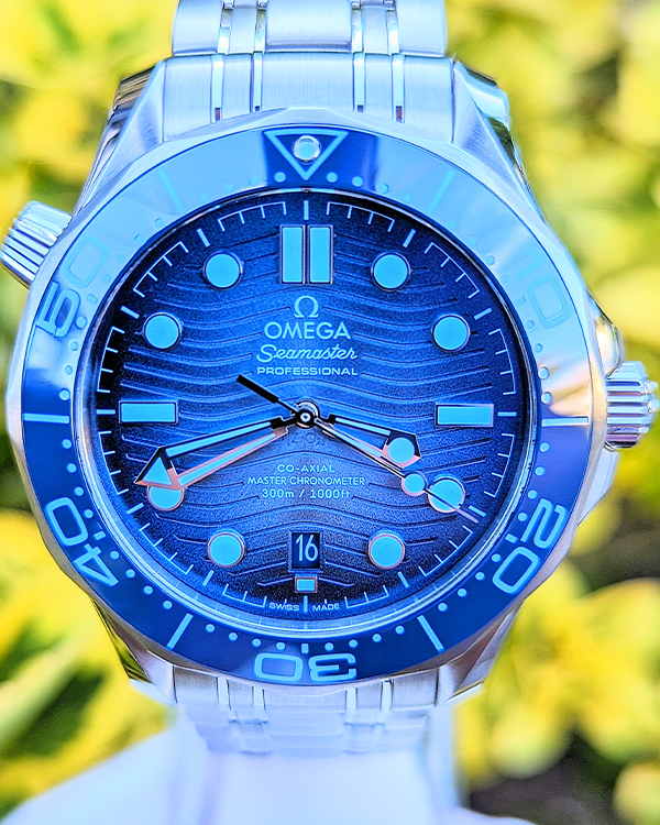 Omega seamaster professional blue dial sale