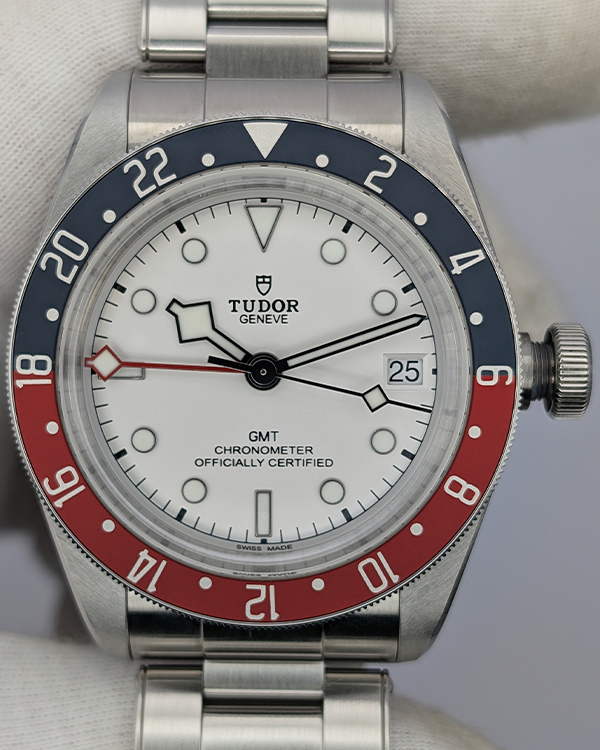 2024 Tudor Black Bay GMT "Pepsi" 41MM White Dial Steel Bracelet (79830RB)