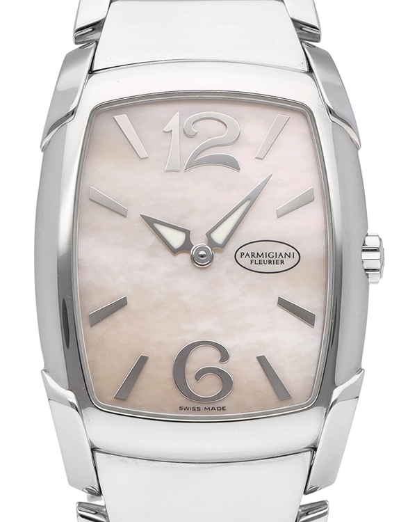 Parmigiani Fleurier Kalpa Donna 29x34.8MM Mother Of Pearl Dial Steel Bracelet (PFC160)