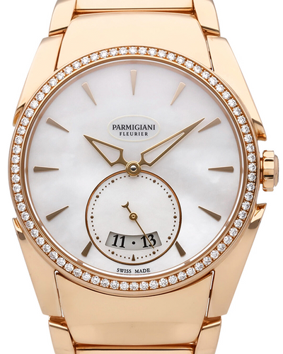 2024 Parmigiani Fleurier Tonda Metropolitaine 33.1MM Mother Of Pearl Dial Rose Gold Bracelet (PFC273-1063300-B10002)