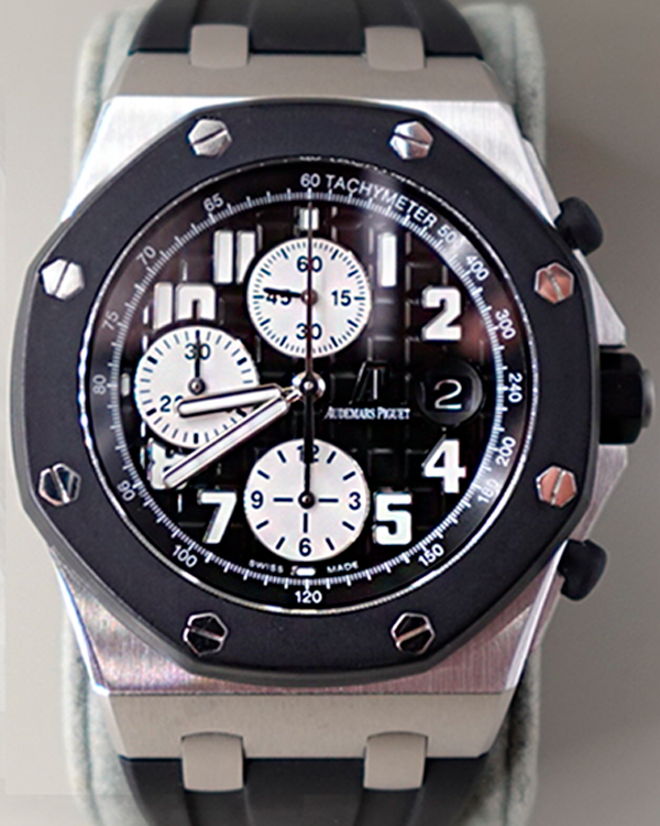 2013 Audemars Piguet Royal Oak Offshore Chronograph 42MM  Black Dial Rubber Strap (25940SK.00.D002CA.01)