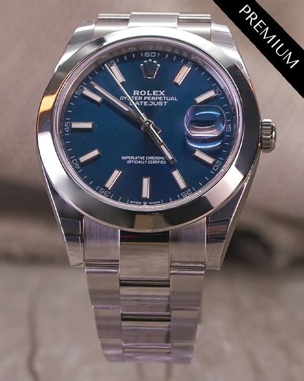 2023 Rolex Datejust 41MM Blue Dial Oyster Bracelet (126300)