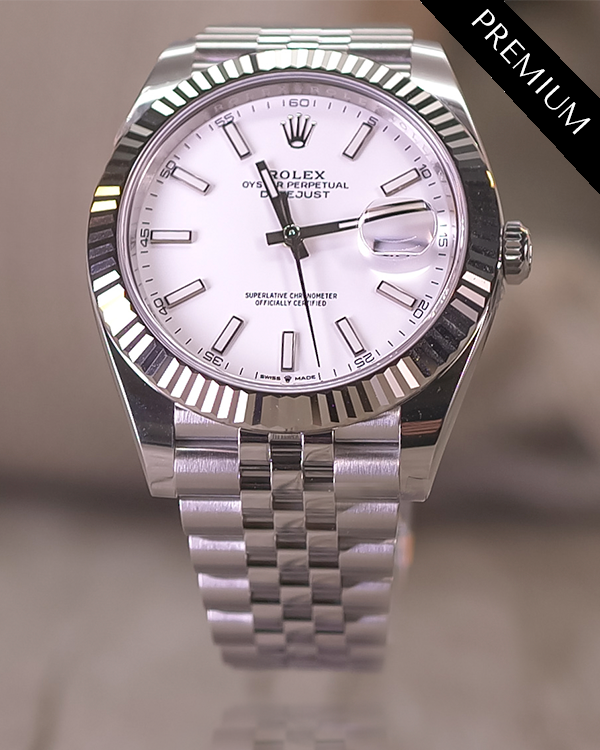 2024 Rolex Datejust 41mm White Dial Jubilee Bracelet (126334)