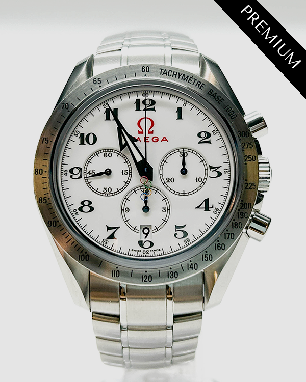 2014 Omega Speedmaster Broad Arrow 42MM White Dial Steel Bracelet (321.10.42.50.04.001)