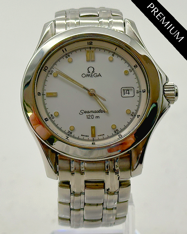 Omega Seamaster 120M 35MM Quartz White Dial Steel Bracelet (2511.20.00)