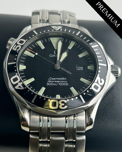 Omega Seamaster Diver 300M 41MM Quartz Black Dial Steel Bracelet (2264.50.00)