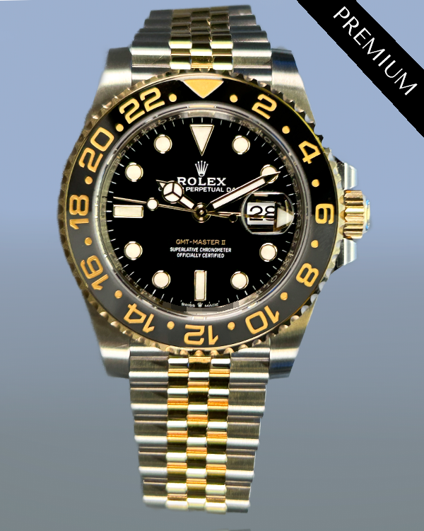 2024 Rolex GMT-Master II 40MM Black Dial Two-Tone Jubilee Bracelet (126713GRNR)