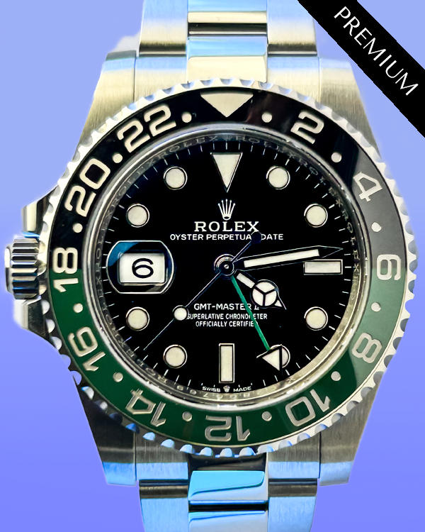 2024 Rolex GMT-Master II "Sprite" 40MM Black Dial Oyster Bracelet (126720VTNR)