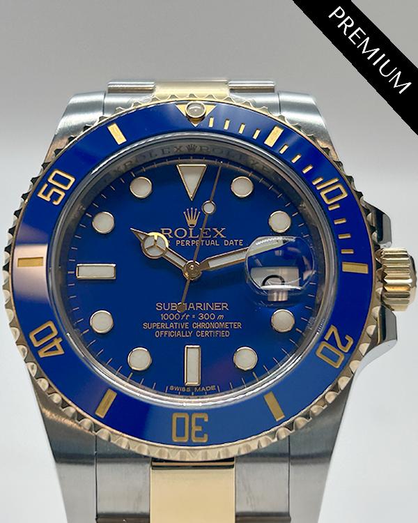 Rolex Sumbariner Date "Bluesy" 40MM Blue Dial Two-Tone Bracelet (116613)