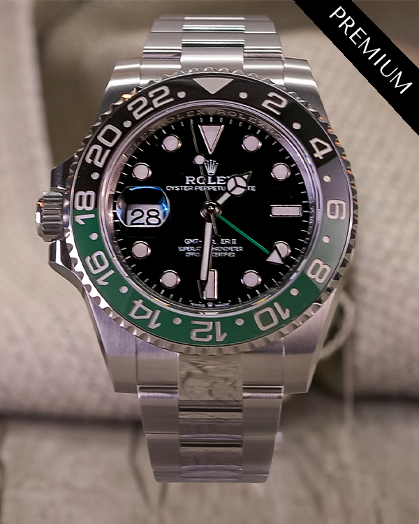 2023 Rolex GMT-Master II "Sprite" 40MM Black Dial Oyster Bracelet (126720VTNR)