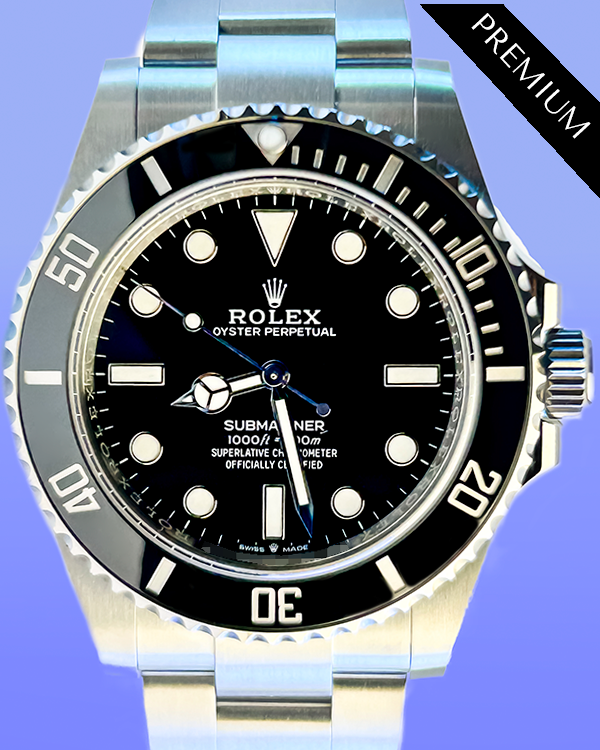 2024 Rolex Submariner No Date 41MM Black Dial Oyster Bracelet (124060)