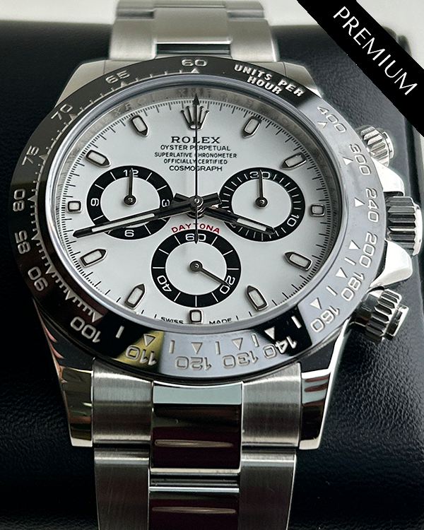 2016 Rolex Cosmograph Daytona "Panda" 40MM White Dial Oyster Bracelet (116500LN)