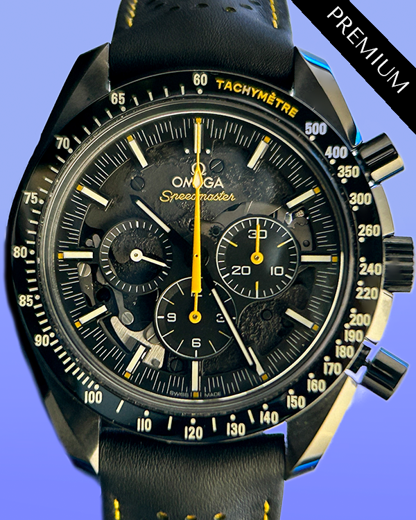 2020 Omega Speedmaster Dark Side Of The Moon Chronograph "Apollo 8" 44.25MM Black Dial Leather Strap (311.92.44.30.01.001)