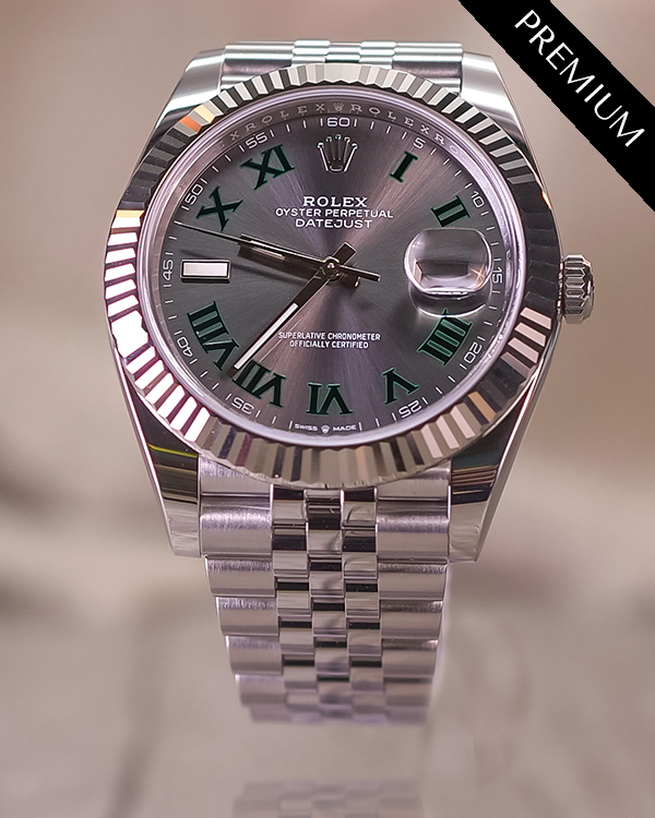 2023 Rolex Datejust 41MM Slate Dial Oystersteel Jubilee Bracelet (126334)