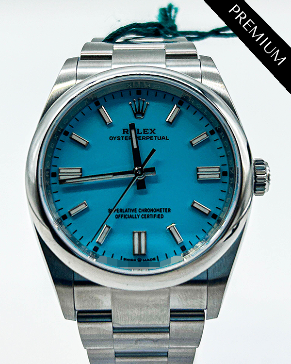 2023 Rolex Oyster Perpetual 36MM Tiffany Dial Oyster Bracelet (126000)