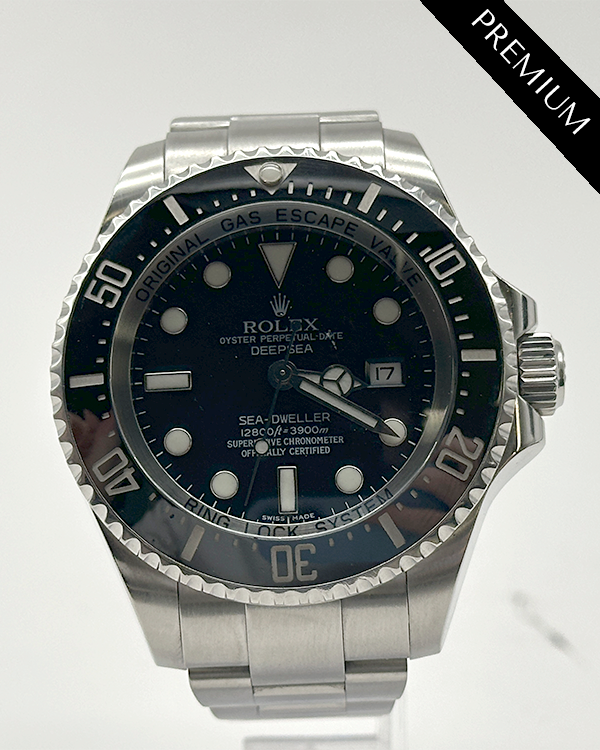 Rolex Sea-Dweller Deepsea 44MM Black Dial Steel Bracelet (116660)