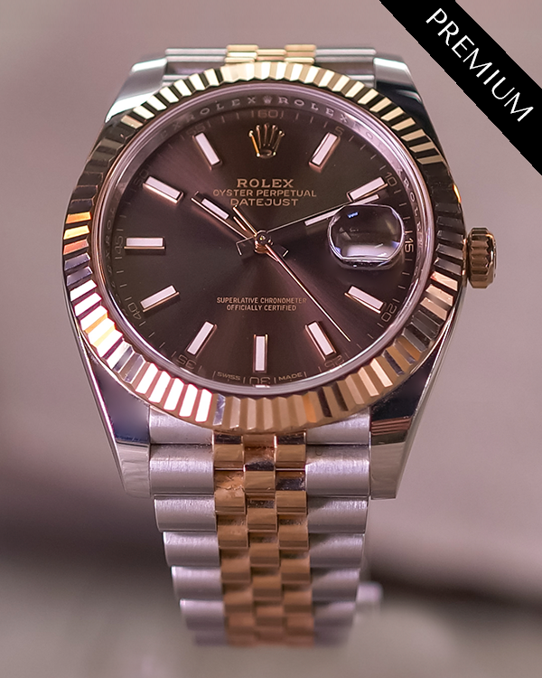 2018 Rolex Datejust 41MM Chocolate Dial Two-Tone Jubilee Bracelet (126331)