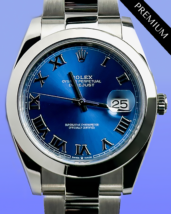 2024 Rolex Datejust 41MM Blue Dial Oyster Bracelet (126300)