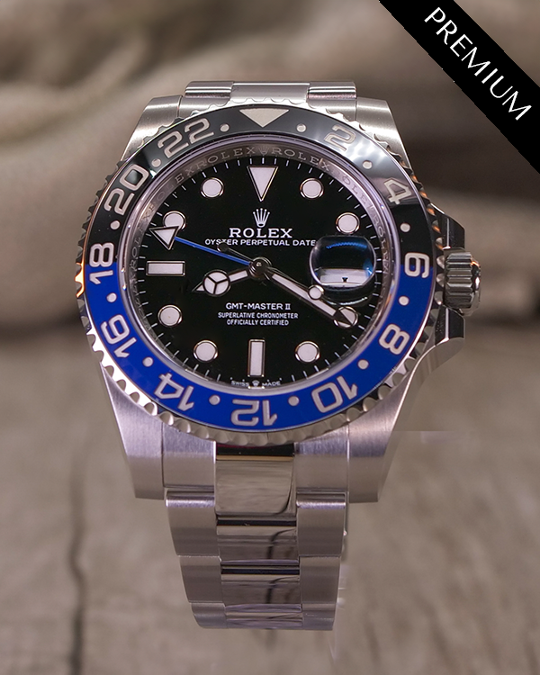 2023 Rolex GMT-Master II "Batman" 40MM Black Dial Oyster Bracelet (126710BLNR)