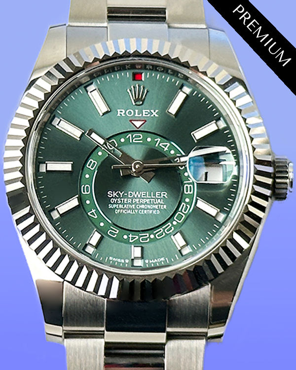 2024 Rolex Sky-Dweller 42MM Mint Green Dial Oyster Bracelet (336934)