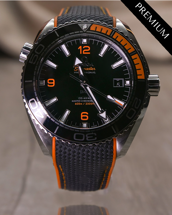 2022 Omega Seamaster Planet Ocean 43.5MM Black Dial Rubber Strap (215.32.44.21.01.001)