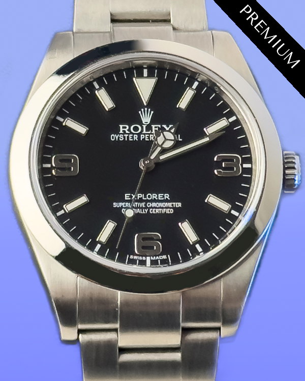 Rolex Explorer 39MM Black Dial Oyster Bracelet (214270)