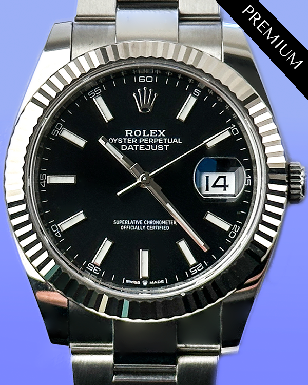 2023 Rolex Datejust 41MM Black Dial Oyster Bracelet (126334)