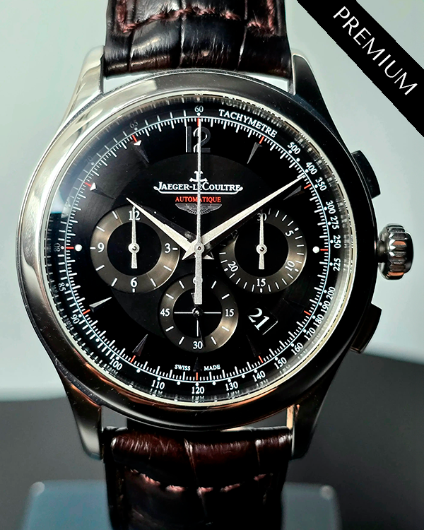 2013 Jaeger-LeCoultre Master Control "Aston Martin" L.E. 40MM Black Dial Leather Strap (Q153847N - 174.8.C1)