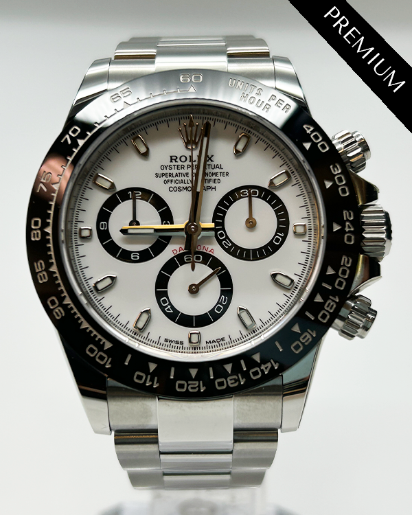 2024 Rolex Cosmograph Daytona "Panda" 40MM White Dial Oyster Bracelet (116500LN)