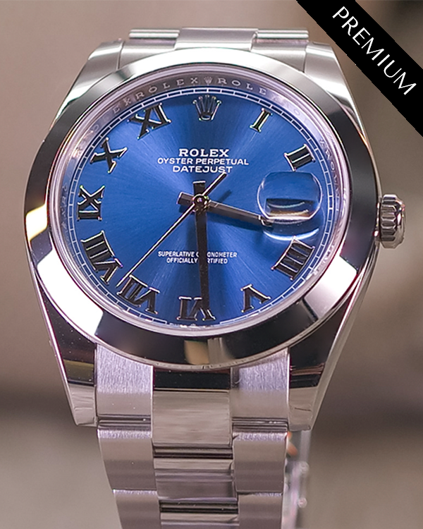 2023 Rolex Datejust 41MM Blue Dial Oyster Bracelet (126300)