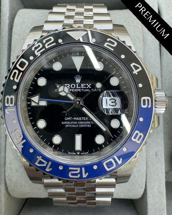 Rolex GMT-Master II "Batgirl" 40MM Black Dial Jubilee Bracelet (126710)