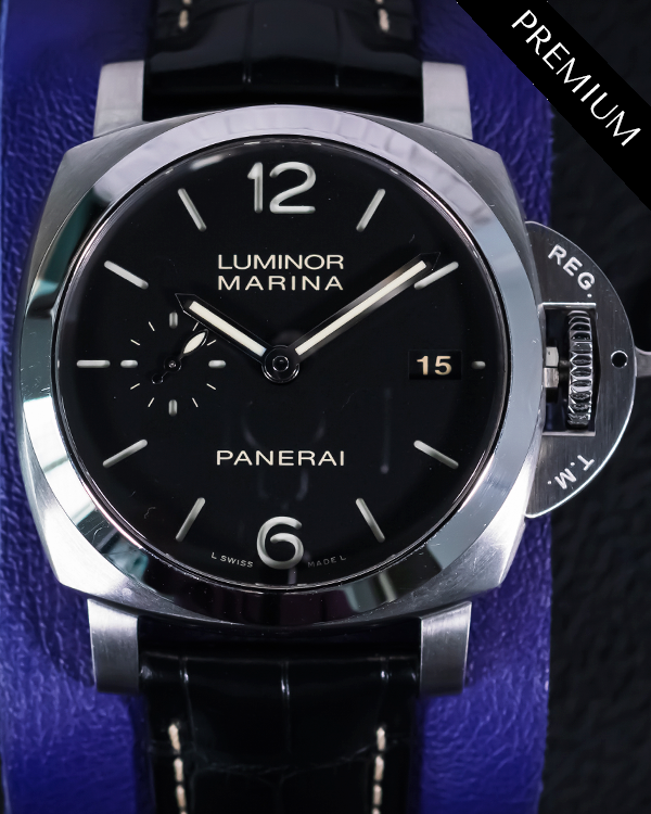 2015 Panerai Luminor 42MM Black Dial Leather Strap (PAM00392)