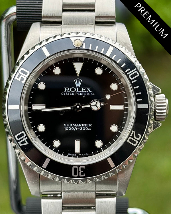 Rolex Submariner No-Date 40MM Black Dial Oyster Bracelet (14060)