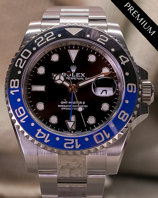 2023 Rolex GMT-Master II "Batman" 40MM Black Dial Oyster Bracelet (126710BLNR)