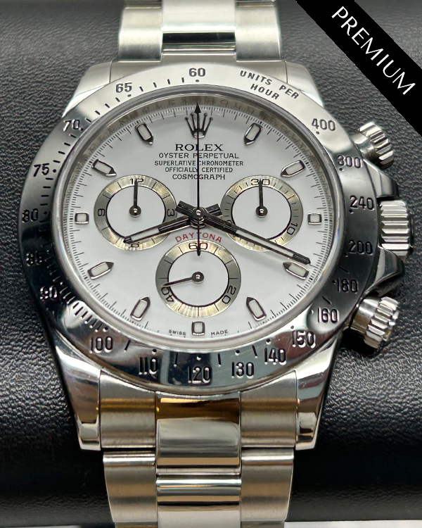 Rolex Cosmograph Daytona 40MM White Dial Oyster Bracelet (116520)