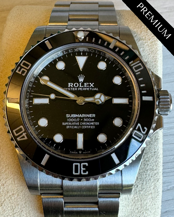 2021 Rolex Submariner No Date 41MM Black Dial Oyster Bracelet (124060)