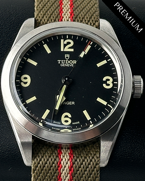 No Reserve - 2023 Tudor Ranger 39MM Black Dial Textile Strap (79950)