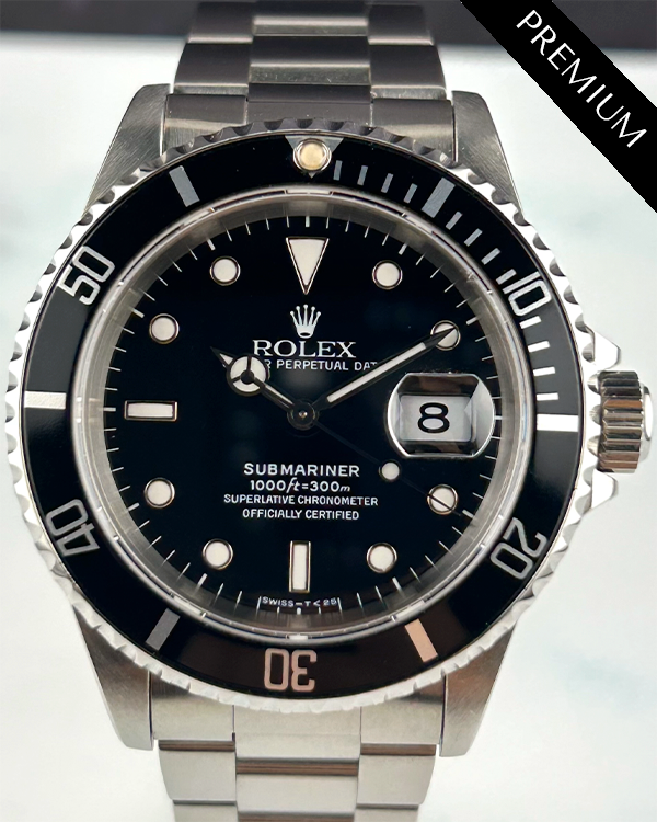 Rolex Submariner Date 40MM Black Dial Oyster Bracelet (16610)