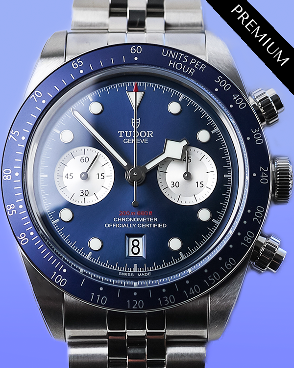 2024 Tudor Black Bay Chrono "Boutique Edition" 41MM Blue Dial Steel Bracelet (79360B)