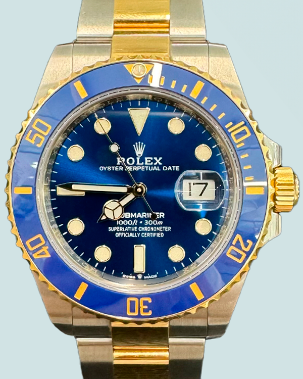 2022 Rolex Submariner Date "Bluesy" 41MM Blue Dial Two-Tone Bracelet (126613LB)