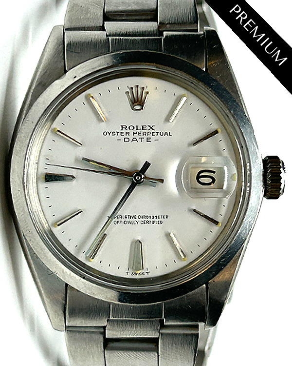 Rolex Oyster Perpetual Date 34MM White Dial Oyster Bracelet (1500)