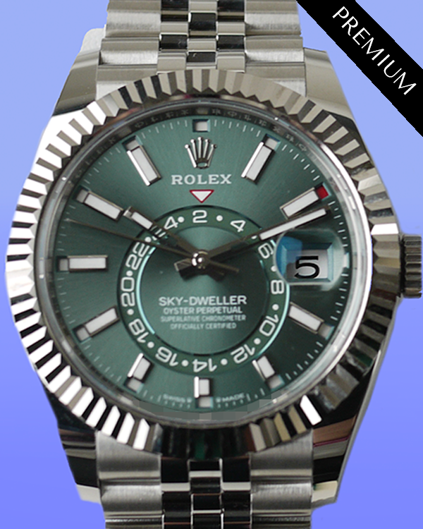 2024 Rolex Sky-Dweller 42MM Green Dial Jubilee Bracelet (336934)