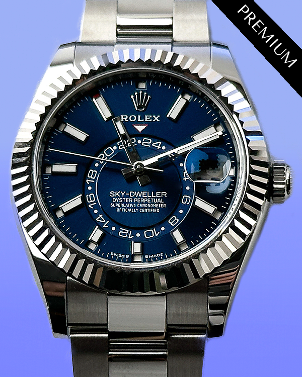 2024 Rolex Sky-Dweller 42MM Blue Dial Oyster Bracelet (336934)