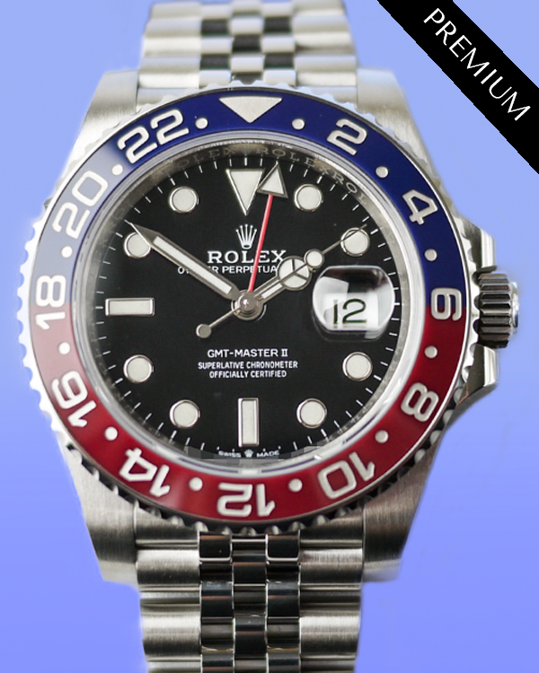 2024 Rolex GMT-Master II "Pepsi" 40MM Black Dial Jubilee Bracelet (126710BLRO)