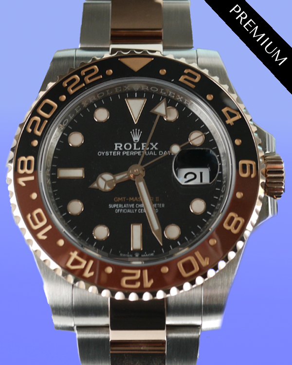 2024 Rolex GMT-Master II "Rootbeer" 40MM Black Dial Two-Tone Oyster Bracelet (126711CHNR)