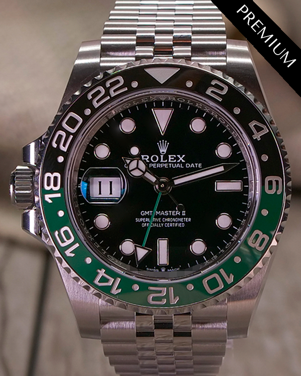 2024 Rolex GMT-Master II "Sprite" 40 MM Black Dial Oyster Jubilee Bracelet (126720VTNR)