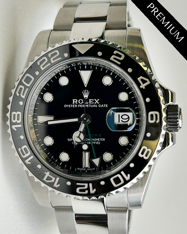 2019 Rolex GMT-Master II 40MM Black Dial Oyster Bracelet (116710LN)