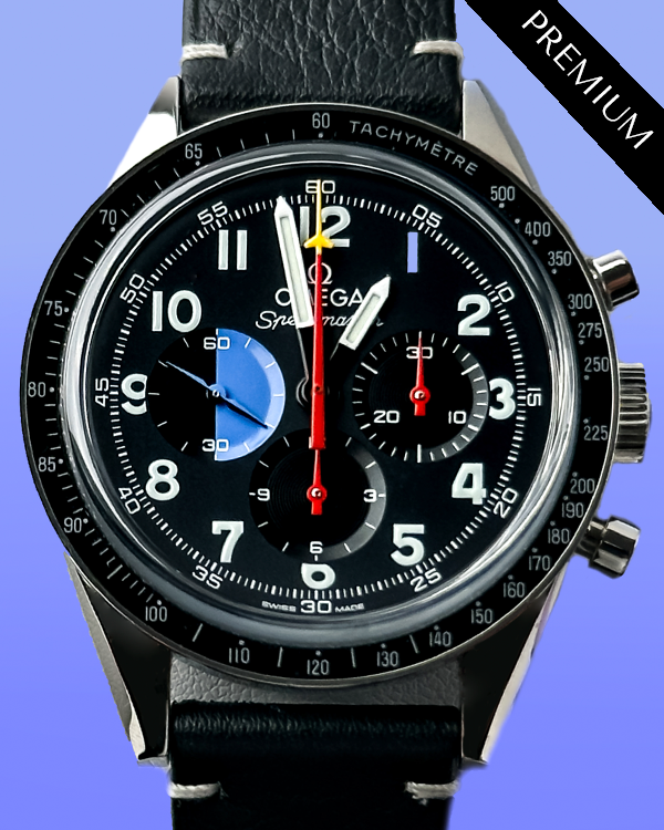 Omega Speedmaster Hodinkee 10th Anniversary L.E. 39.7MM Black Dial Leather Strap (311.32.40.30.06.001)