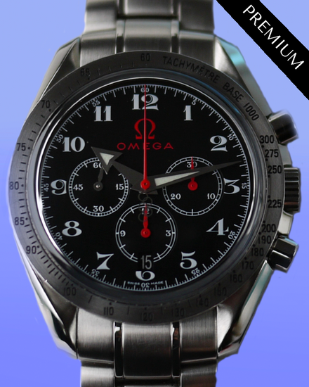 Omega Speedmaster " Broad Arrow Olympic Collection Timeless" 42MM Black Dial Steel Bracelet (3557.50.00)